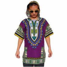 Load image into Gallery viewer, Afrocentric Fabric Hooded Dashiki