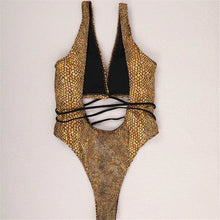 Load image into Gallery viewer, Snake Print Swimsuit (Multiple Colors Available)