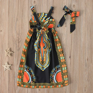 Afrocentric African Dashiki Dress (Size 2-6)