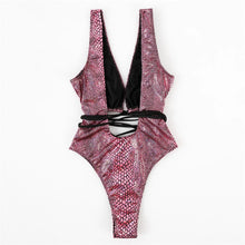 Load image into Gallery viewer, Snake Print Swimsuit (Multiple Colors Available)