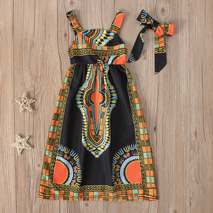 Afrocentric African Dashiki Dress (Size 2-6)