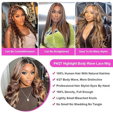 Load image into Gallery viewer, Ombre (4/27) Lace Front Human Hair Wig