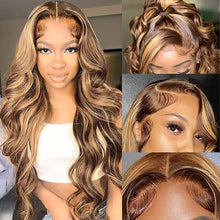 Load image into Gallery viewer, Ombre (4/27) Lace Front Human Hair Wig