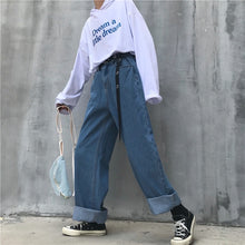 Load image into Gallery viewer, Hippy and Happy High Waist Boyfriend Jeans