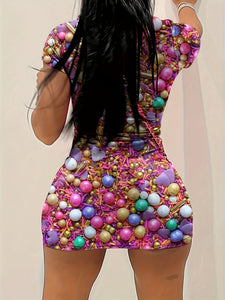 Candy Girl Bodycon Dress (Size S-XXL)