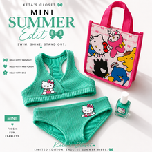 Load image into Gallery viewer, Mini Summer Edit Swimsuit Bundle | Tote Bag + Mini Nail Polish | Limited Edition | KETA’S CLOSET