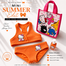 Load image into Gallery viewer, Mini Summer Edit Swimsuit Bundle | Tote Bag + Mini Nail Polish | Limited Edition | KETA’S CLOSET