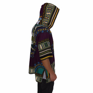 Afrocentric Fabric Hooded Dashiki