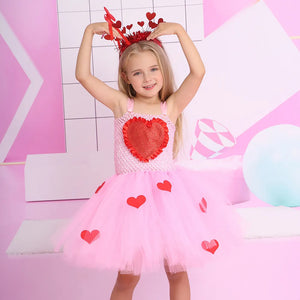 Valentine's Day Girls Tutu Princess Tutu Dress