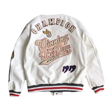 Load image into Gallery viewer, Champion-Winning the Day Varsity Jacket (Available in Black and White - Size