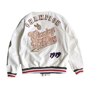 Champion-Winning the Day Varsity Jacket (Available in Black and White - Size