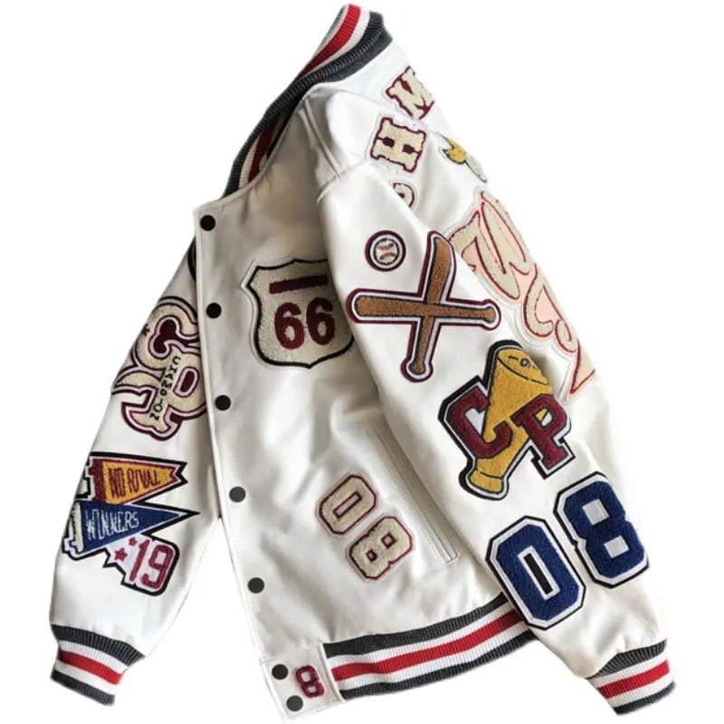 Champion-Winning the Day Varsity Jacket (Available in Black and White - Size