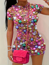 Load image into Gallery viewer, Candy Girl Bodycon Dress (Size S-XXL)