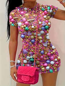 Candy Girl Bodycon Dress (Size S-XXL)